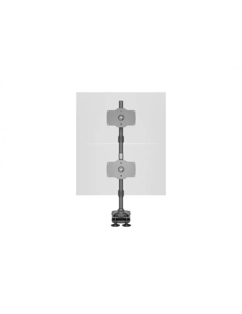 MULTIBRACKETS 2727 Support de table rotatif Multibrackets VESA Desktopmount Dual Vertical Desk Clamp - 2 écrans de 24" - 32" VE