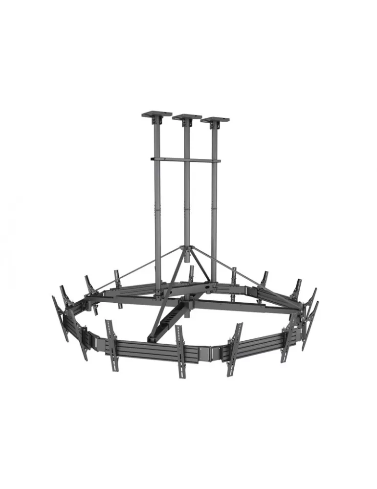 MULTIBRACKETS 6251 Support plafond Multibrackets Ceiling Mount Pro MBC8UHD - 8 écrans 50"-75" VESA Max 600x400
