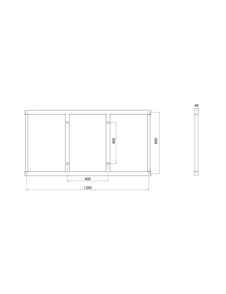 MULTIBRACKETS 6522 Push SD 1200x600 Multibrackets extension kit - 50  - 110  screen MULTIBRACKETS MUL6522 | MusicGoodDeal