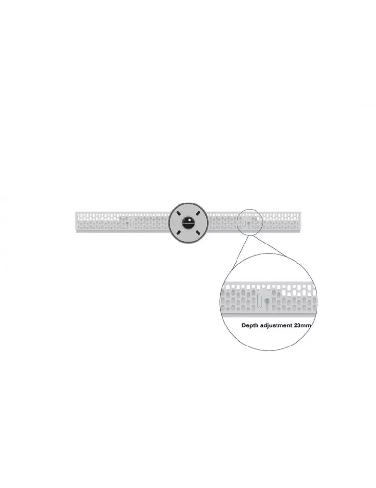 MULTIBRACKETS 5728 Support sol plafond avec caisson Multibrackets Enclosure 65" Floor to Ceiling Medium - écran 65" VESA Max 60