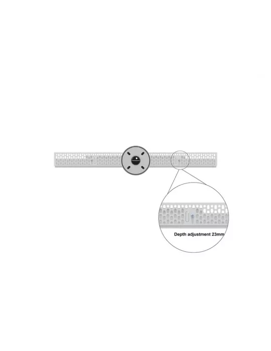 MULTIBRACKETS 5728 Support sol plafond avec caisson Multibrackets Enclosure 65" Floor to Ceiling Medium - écran 65" VESA Max 60