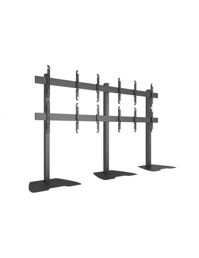 MULTIBRACKETS 3526 Bodenständer Multibrackets MBF3x2U M-Serie Pro - 6 Bildschirme 32  - 65  VESA Max 400x400 MULTIBRACKETS MUL