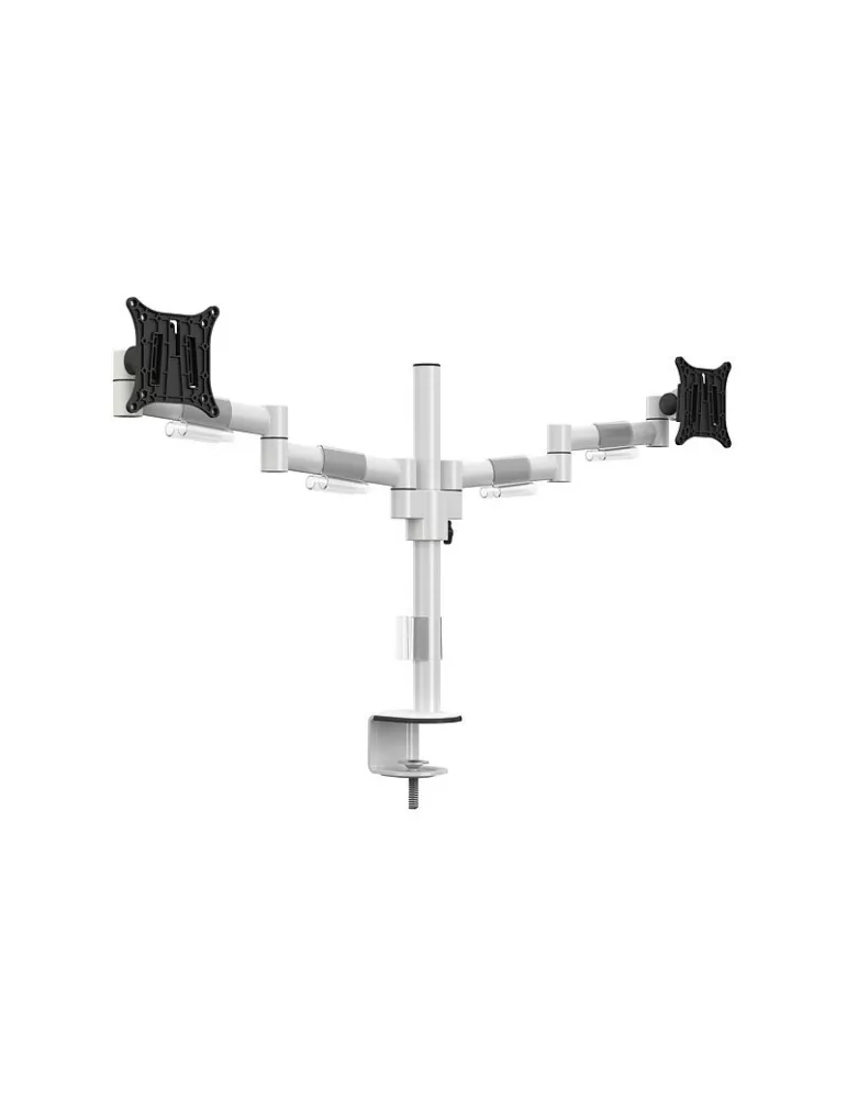 MULTIBRACKETS 5181 Support table rotatif Multibrackets Deskmount Officeline Dual White - écran 15" -30" Vesa Max 100x100