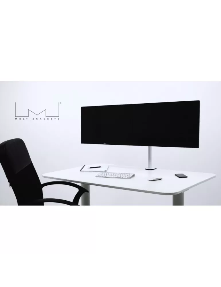 MULTIBRACKETS 5181 Multibrackets rotating table stand Deskmount Officeline Dual White - 15  -30  screen Vesa Max 100x100 MULTI