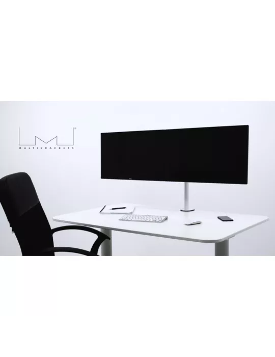 MULTIBRACKETS 5181 Support table rotatif Multibrackets Deskmount Officeline Dual White - écran 15" -30" Vesa Max 100x100