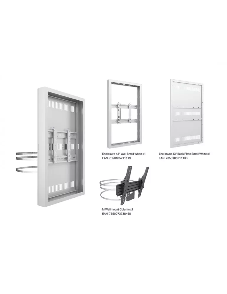 MULTIBRACKETS 7586 Columna Caisson Caja Multibrackets Columna 43  Mediana - Pantalla 43  VESA Max 400x400 MULTIBRACKETS MUL758