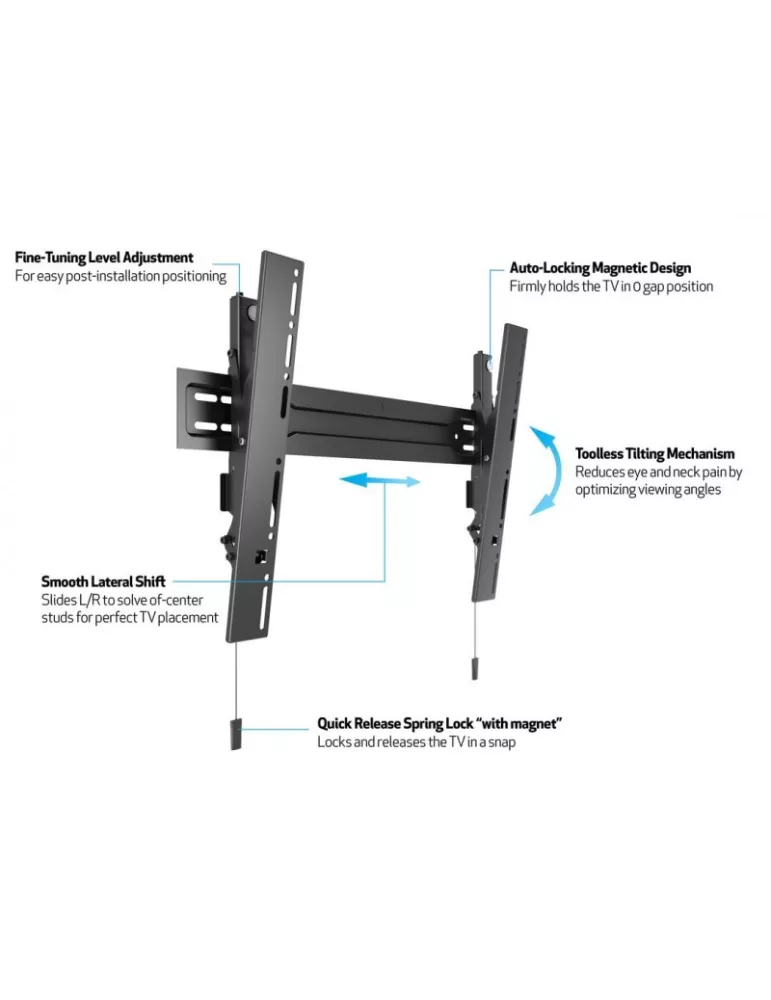 MULTIBRACKETS 5549 Multibrackets Wallmount Super slim VESA 600x400 ref MULTIBRACKETS MUL5549 | MusicGoodDeal