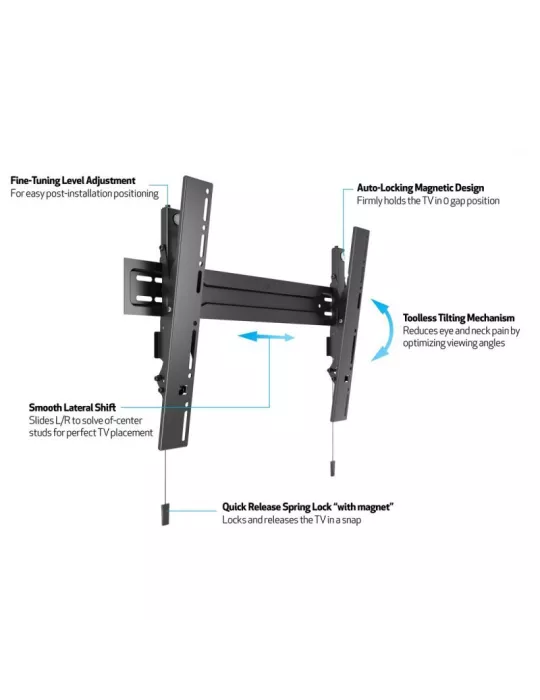MULTIBRACKETS 5549 Multibrackets Wallmount Super slim VESA 600x400 ref MULTIBRACKETS MUL5549 | MusicGoodDeal