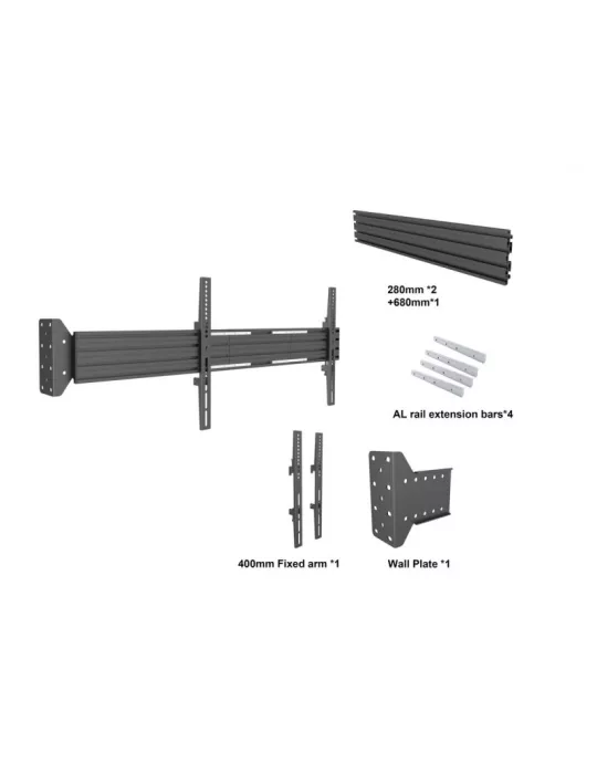MULTIBRACKETS 7642 Multibrackets Series From Wall MBFW1U - screen 42 -65  VESA Max 600x400 MULTIBRACKETS MUL7642 | MusicGoodDe