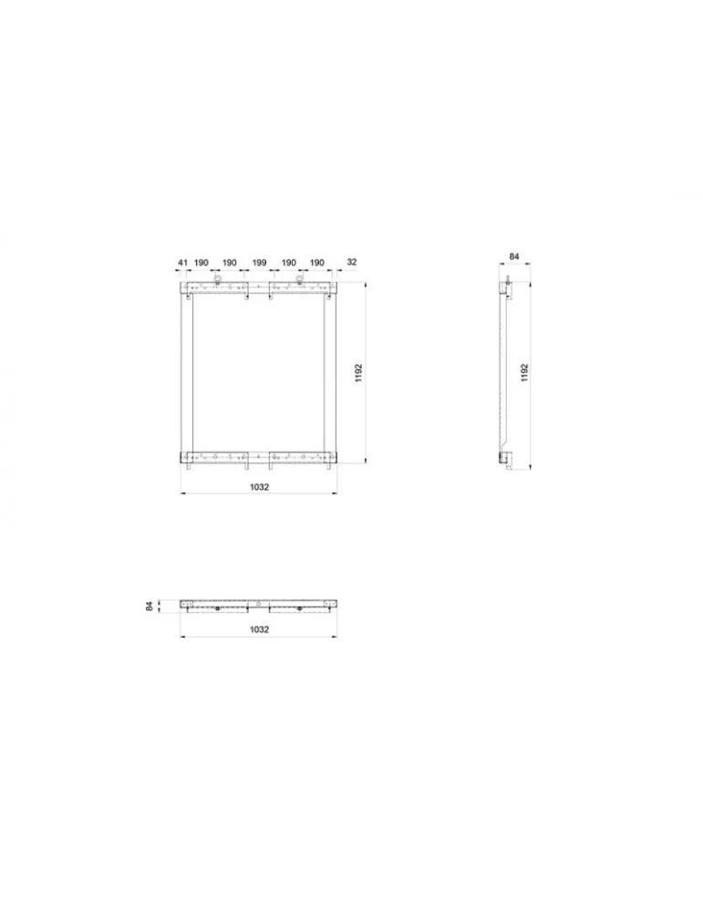 MULTIBRACKETS 5339 Wandhalterung für OH75F-A Multibrackets Wallmount Pro - 75 -Bildschirm VESA Max 100x100 MULTIBRACKETS MUL53