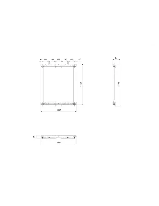 MULTIBRACKETS 5339 Wall bracket for OH75F-A Multibrackets Wallmount Pro - 75  screen VESA Max 100x100 MULTIBRACKETS MUL5339 |