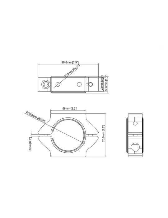 MULTIBRACKETS 3571 Multibrackets Pole Clamp Ring für Serie PRO MULTIBRACKETS MUL3571 | MusicGoodDeal