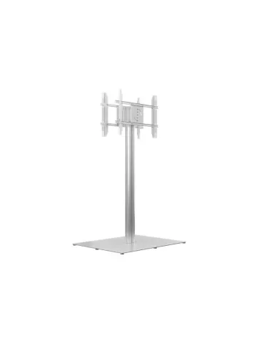 MULTIBRACKETS 7291 Support sol autoportant 2 Ecrans Multibrackets Public Display Stand 180 HD Back to Back Silver Floorbase - 2