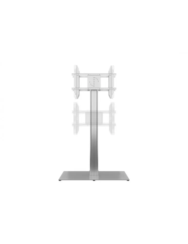 MULTIBRACKETS 7291 Freistehender Bodenständer 2 Leinwände Multibrackets Public Display Stand 180 HD Back to Back Silver Floorb