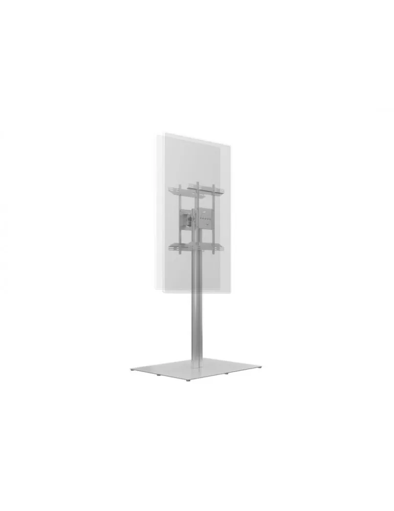 MULTIBRACKETS 7291 Support sol autoportant 2 Ecrans Multibrackets Public Display Stand 180 HD Back to Back Silver Floorbase - é