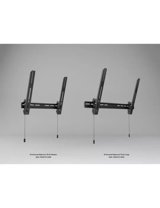 MULTIBRACKETS 0988 Support mural Universal inclinable Multibrackets Air Medium pour moniteur LCD / LED de 32"- 55" - Poids 50kg