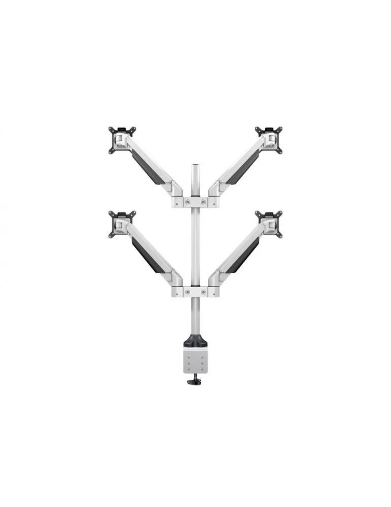 MULTIBRACKETS 7211 Soporte de mesa Quad Multibrackets Brazo elevador de gas Quad para pantalla de 15 - 32  Carga 10Kg Vesa Max