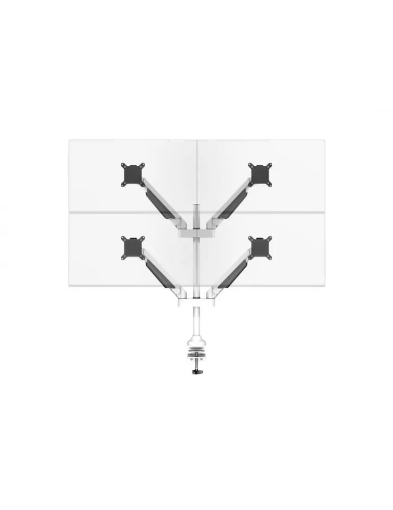 MULTIBRACKETS 7211 Soporte de mesa Quad Multibrackets Brazo elevador de gas Quad para pantalla de 15 - 32  Carga 10Kg Vesa Max