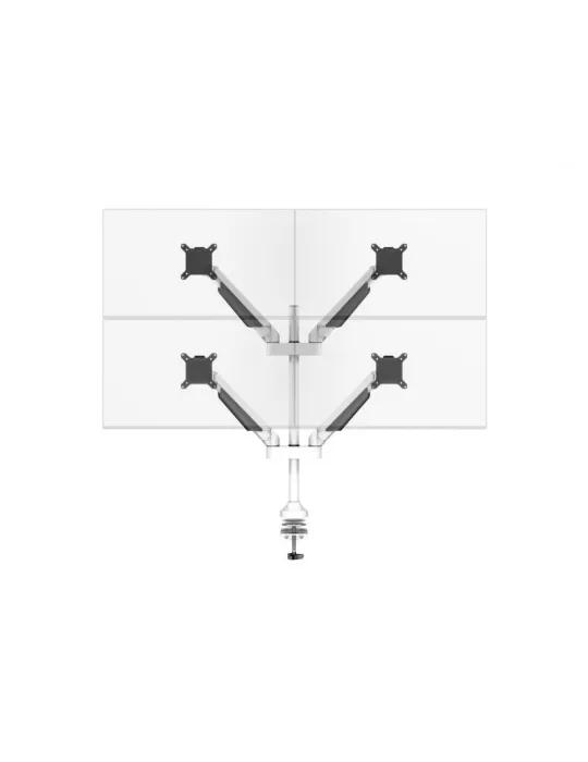 MULTIBRACKETS 7211 Soporte de mesa Quad Multibrackets Brazo elevador de gas Quad para pantalla de 15 - 32  Carga 10Kg Vesa Max