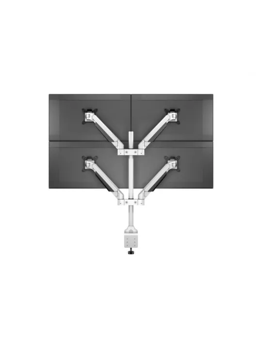 MULTIBRACKETS 7211 Support de table quadruple Multibrackets Gas Lift Arm Quad pour écran 15"- 32" Charge 10Kg Vesa Max 100x100