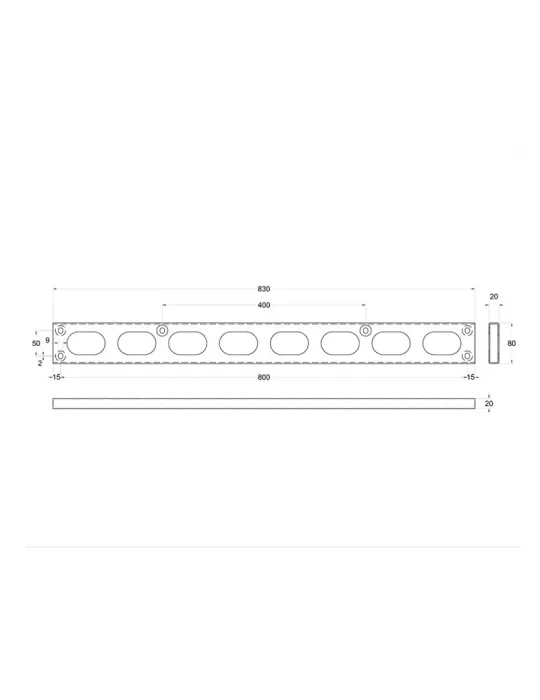MULTIBRACKETS 6508 Kit de ampliación Multibrackets Push SD 800x400 - Pantalla 50  - 110 MULTIBRACKETS MUL6508 | MusicGoodDeal