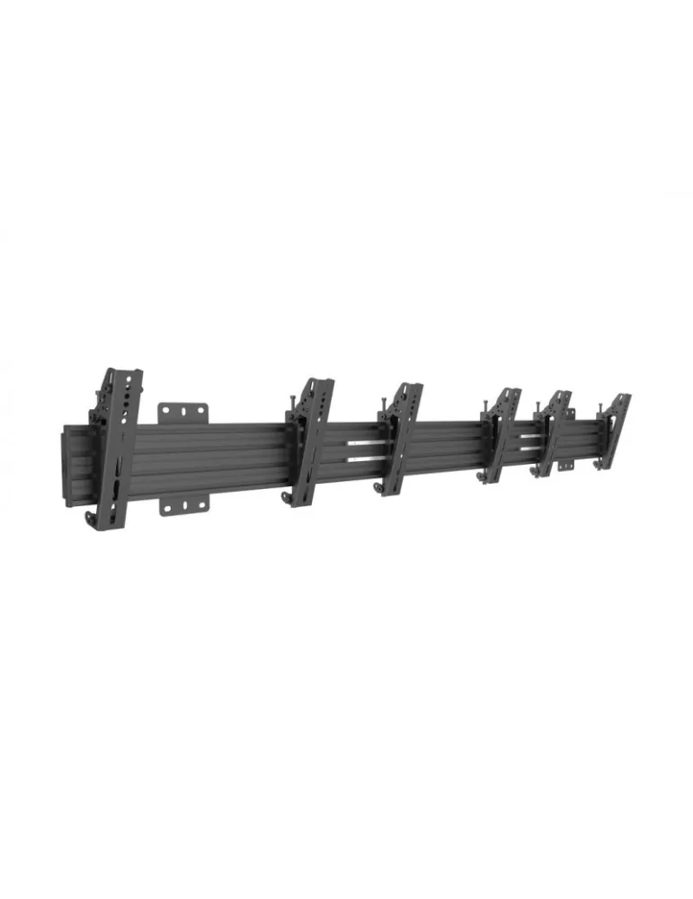 MULTIBRACKETS 7048 Support mural inclinable Multibrackets Wallmount Pro MBW3U Tilt 200 Black - 3 écrans 27"-32" VESA Max 200x20