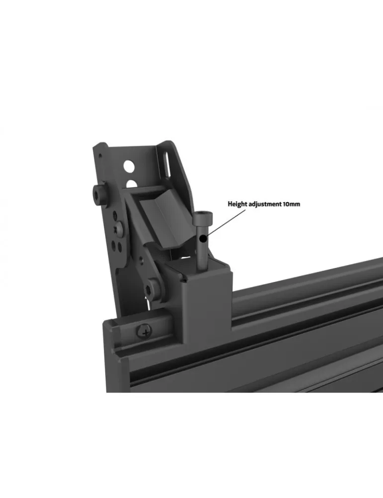 MULTIBRACKETS 7048 Multibrackets Wallmount Pro MBW3U Tilt 200 Black - 3 screens 27 -32  VESA Max 200x200 MULTIBRACKETS MUL7048