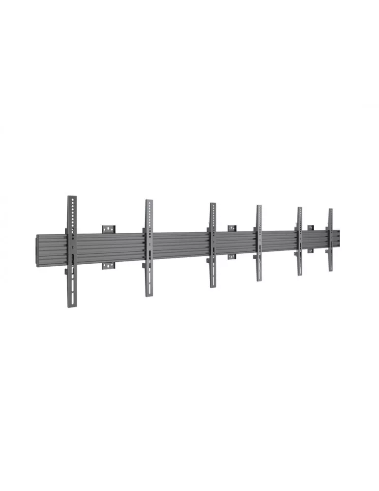 MULTIBRACKETS 4016 Support mural fixe Multibrackets Wallmount Pro MBW3U Fixed Black - 3 écrans 40"-75" VESA Max 600x400