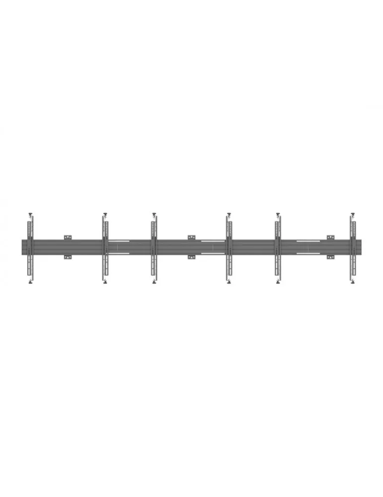 MULTIBRACKETS 0648 Verstellbare Wandhalterung Multibrackets Wallmount Pro MBW3U Micro Adjustable Black - 3 Bildschirme 32 -75