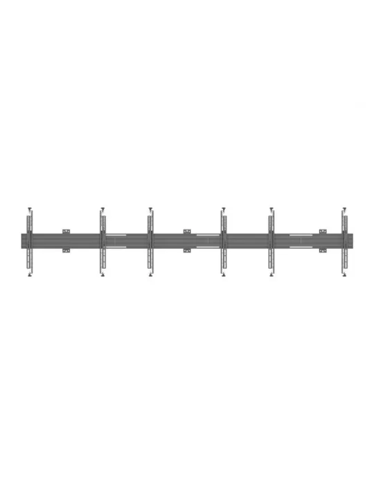 MULTIBRACKETS 0648 Multibrackets Wallmount Pro MBW3U Micro Adjustable Black - 3 screens 32 -75  VESA Max 400x400 MULTIBRACKETS