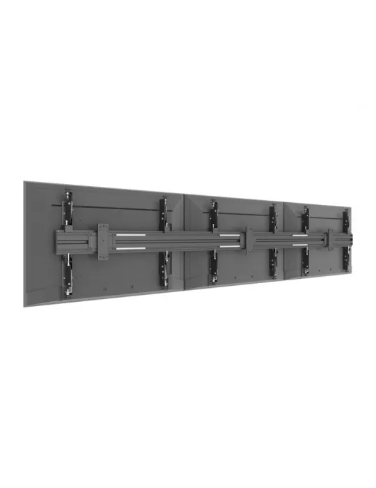MULTIBRACKETS 0648 Multibrackets Wallmount Pro MBW3U Micro Adjustable Black - 3 screens 32 -75  VESA Max 400x400 MULTIBRACKETS