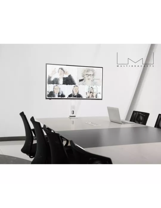 MULTIBRACKETS 0136 Soporte de mesa Multibrackets Deskmount XL Blanco- Soporte de sobremesa para pantallas - écran 32  -55  Ves