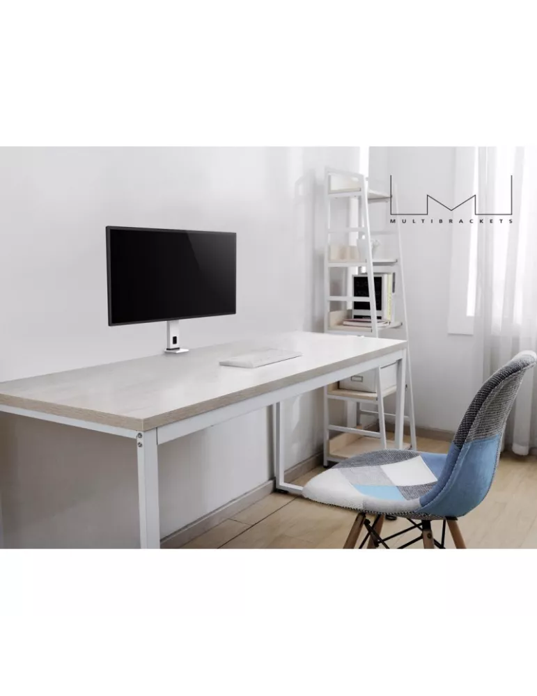 MULTIBRACKETS 0136 Soporte de mesa Multibrackets Deskmount XL Blanco- Soporte de sobremesa para pantallas - écran 32  -55  Ves