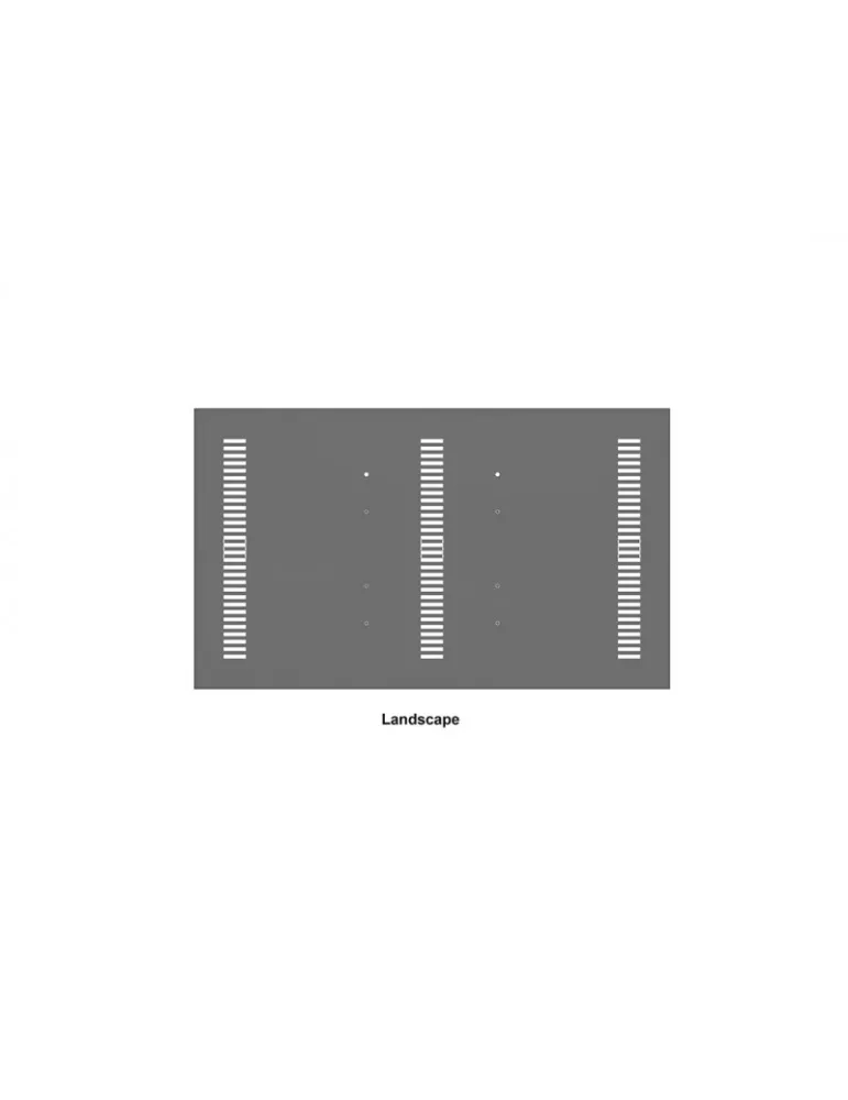 MULTIBRACKETS 1423 Placa arrière caisson Multibrackets Recinto 50  Placa trasera Medium Negro MULTIBRACKETS MUL1423 | MusicGoo