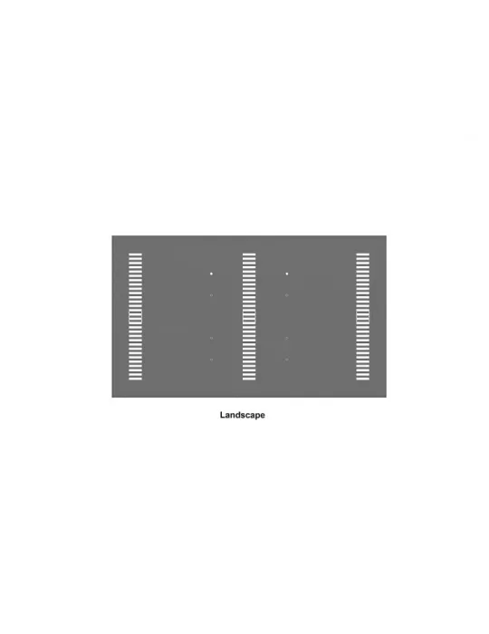 MULTIBRACKETS 1423 Placa arrière caisson Multibrackets Recinto 50  Placa trasera Medium Negro MULTIBRACKETS MUL1423 | MusicGoo