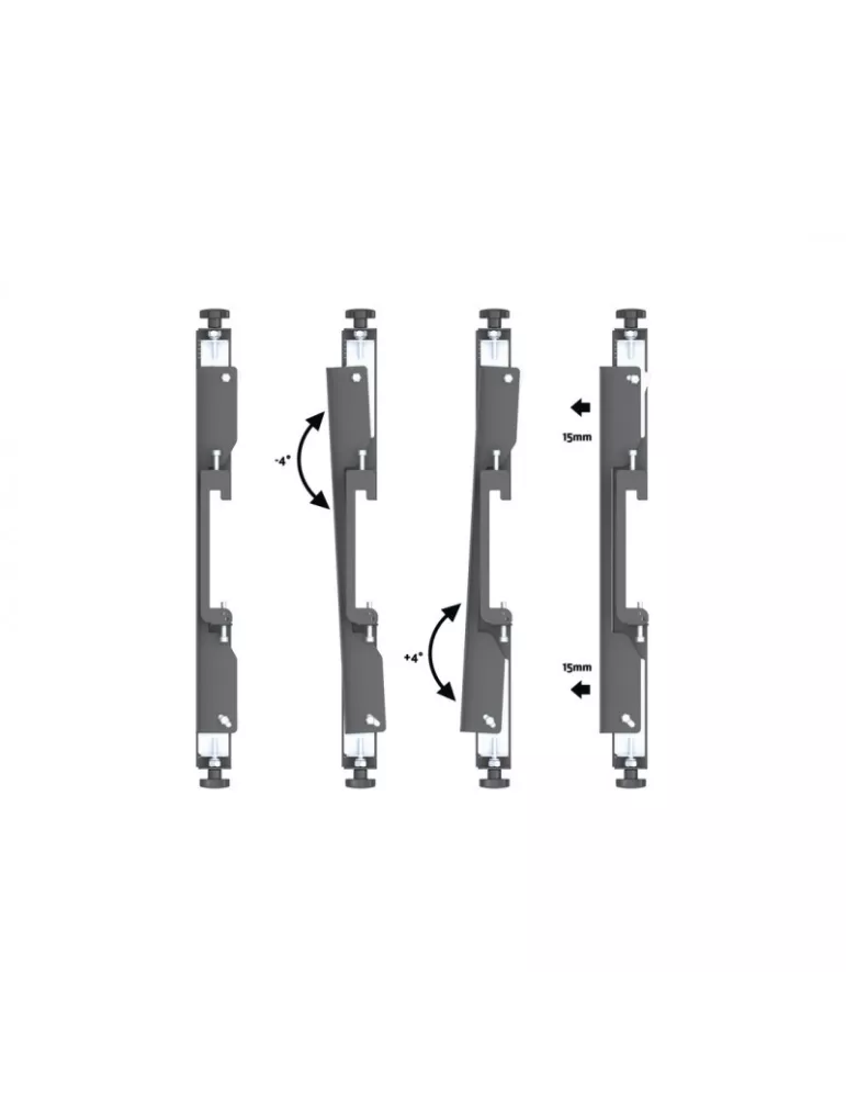 MULTIBRACKETS 0280 Support sol a fixer ajustable Multibrackets MBFC1U 150 Floormount Column Pro - écran 32"-65" VESA Max 400x40