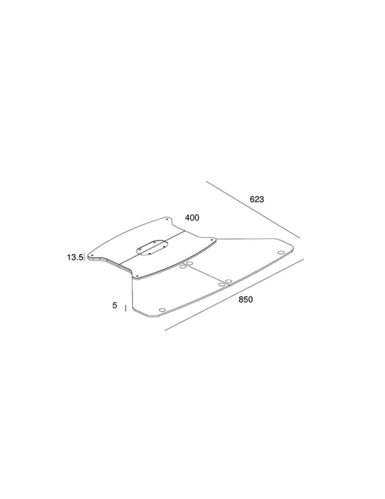 MULTIBRACKETS 6313 Stahlbasis zur Bodenbefestigung Multibrackets Public Display Floorstand Base MULTIBRACKETS MUL6313 | MusicG