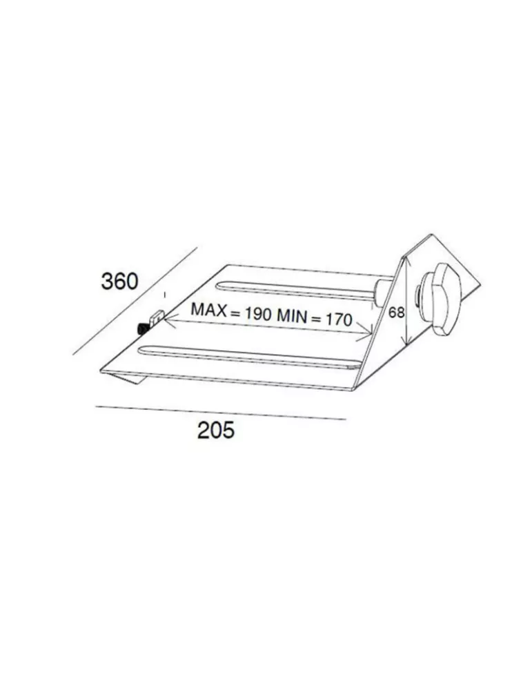 MULTIBRACKETS 7617 Support ordinateur Multibrackets Public Display Stand CPU Holder Silver