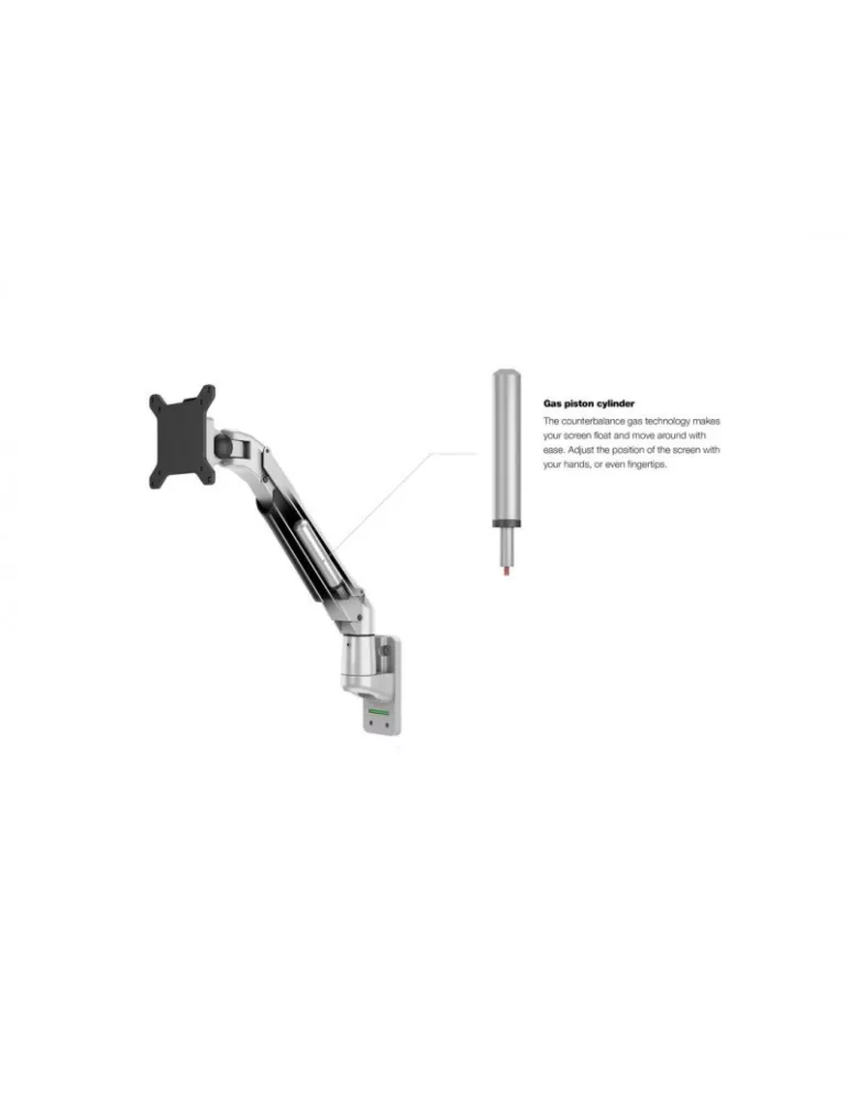 MULTIBRACKETS 0990 Support de table Multibrackets Gas Lift Arm Wall Basic pour écran 15"- 32" Charge 10Kg Vesa Max 100x100
