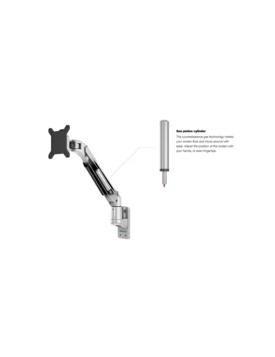 MULTIBRACKETS 0990 Support de table Multibrackets Gas Lift Arm Wall Basic pour écran 15"- 32" Charge 10Kg Vesa Max 100x100