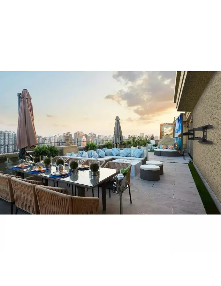 MULTIBRACKETS 6713 Support mural inclinable Multibrackets Dual Flexarm Outdoor - écran 55"-80" VESA Max 700x400