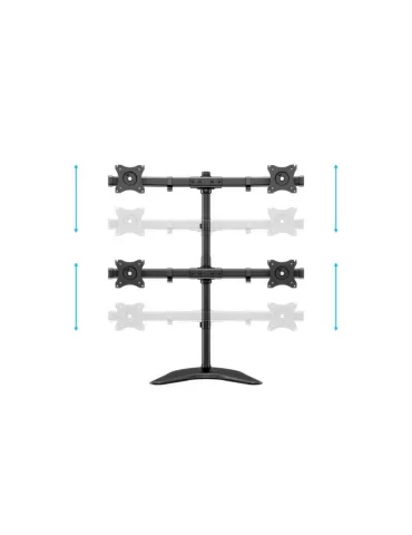 MULTIBRACKETS 3347 Multibrackets Deskstand Basic Quad - 4 screens 15  - 27  VESA Max 100x100 MULTIBRACKETS MUL3347 | MusicGood 2