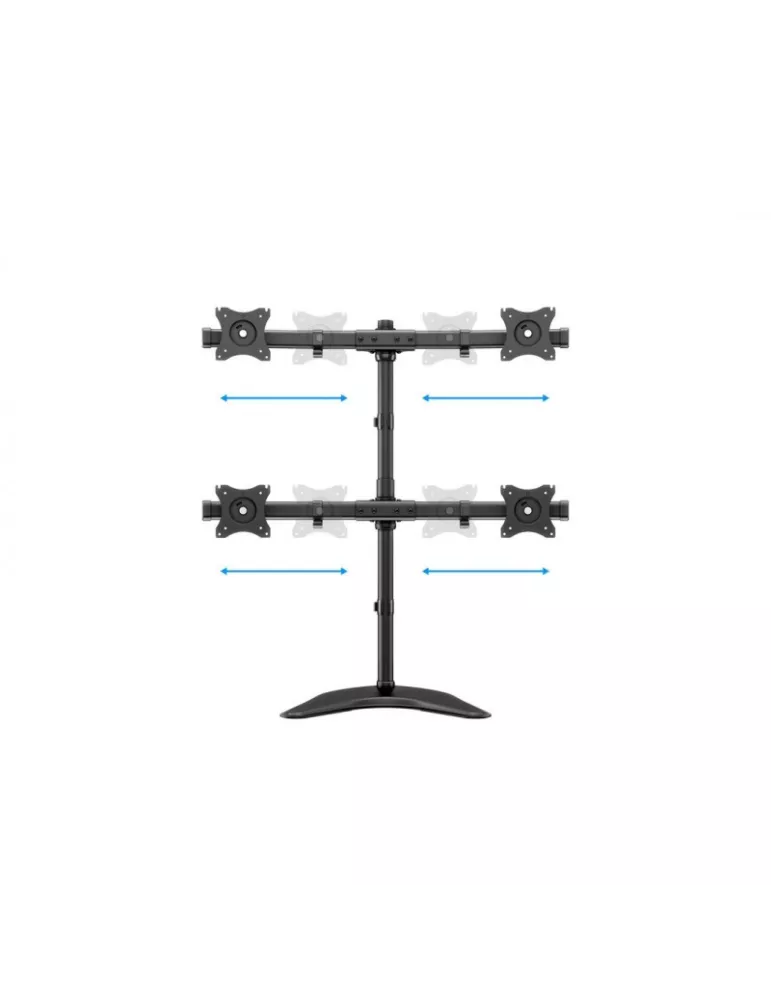 MULTIBRACKETS 3347 Drehbarer Tischständer Multibrackets Deskstand Basic Quad - 4 Monitore 15  - 27  VESA Max 100x100 MULTIBRAC