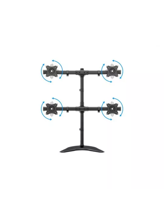 MULTIBRACKETS 3347 Support de table rotatif Multibrackets Deskstand Basic Quad - 4 écrans 15" - 27" VESA Max 100x100
