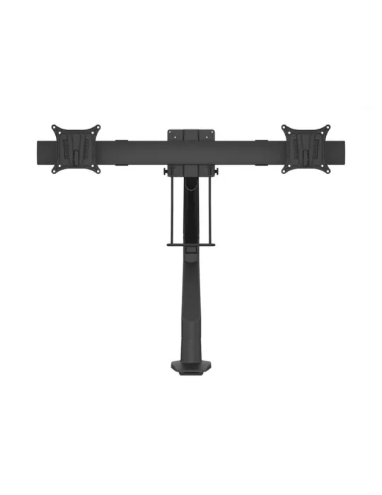 MULTIBRACKETS 5952 Support de table articulé avec poignée Multibrackets Gas Lift Arm Single Duo Crossbar HD - 2 écrans de 15"- 