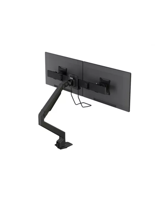 MULTIBRACKETS 5952 Support de table articulé avec poignée Multibrackets Gas Lift Arm Single Duo Crossbar HD - 2 écrans de 15"- 