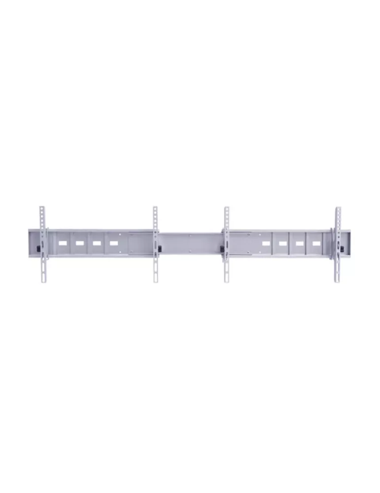 MULTIBRACKETS 7808 Bildschirmständer Multibrackets Public Display Stand Dual Screen Mount Silber - 2 Bildschirme 40 -55  VESA