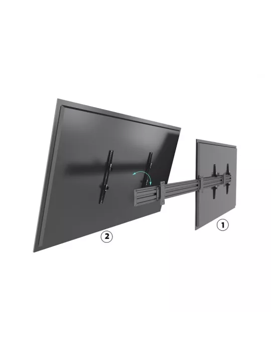 MULTIBRACKETS 5759 Wandhalterung Multibrackets Wallmount Pro MBW2UHD Fixed - 2 Bildschirme 65 -75  VESA Max 600x400 MULTIBRACK