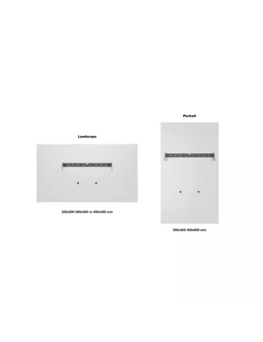 MULTIBRACKETS 4159 Sichere, feste, schwarze Wandhalterung für Bildschirme Hochformat  43-65  oder Querformat  32-65 . MULTIBRA 2