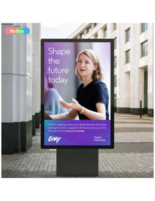 REFEE OD55DFAVW2 Affichage numérique extérieur IP66 mince et robuste 55" - Refee OF55DFA